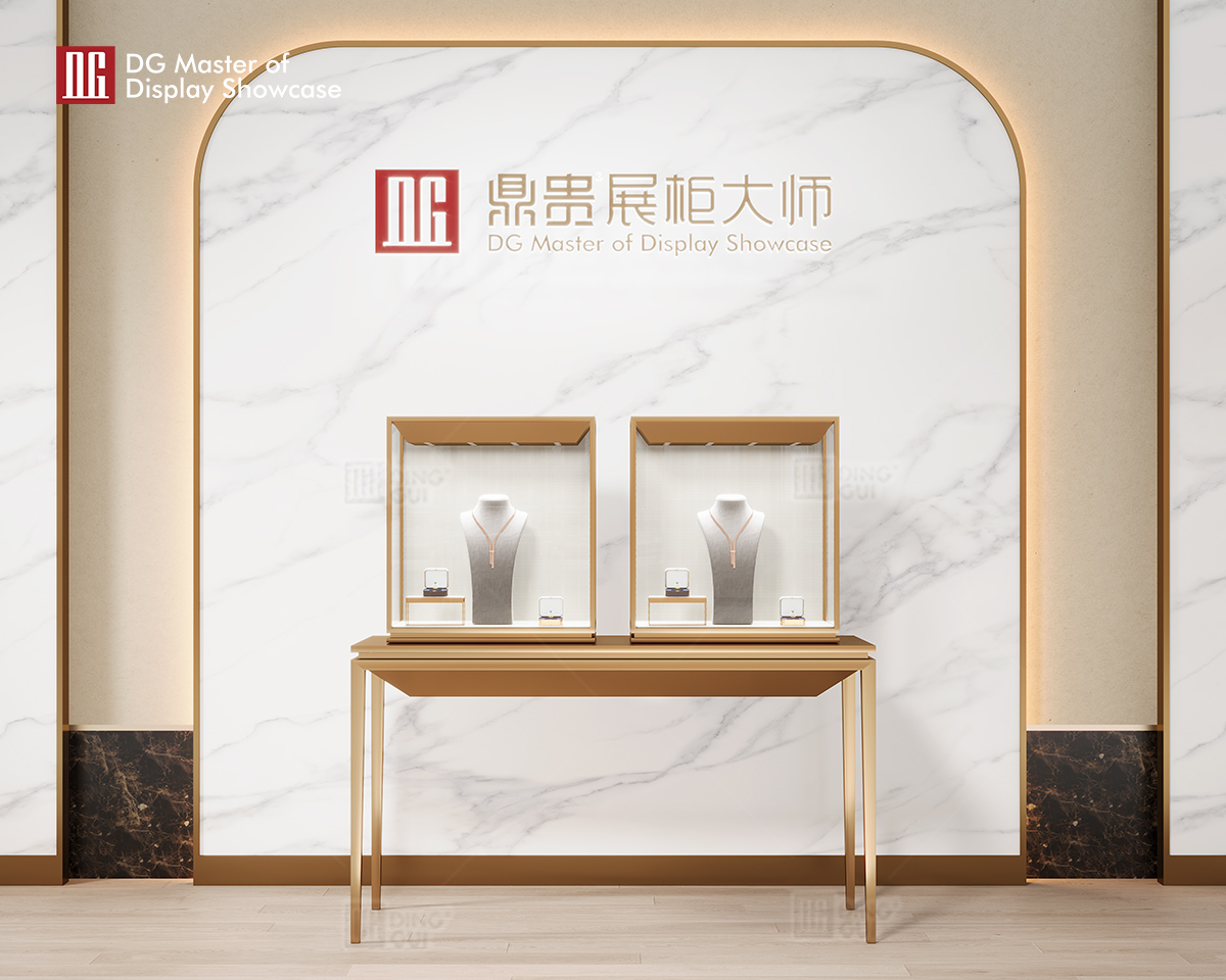 Luxury High-End Custom Double Display Jewelry Watch Display Showcase For DG 10