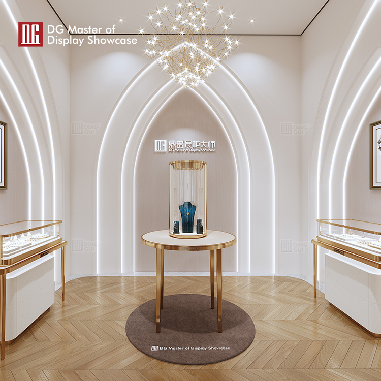 DG Display Showcase | custom free standing glass display case factory 8