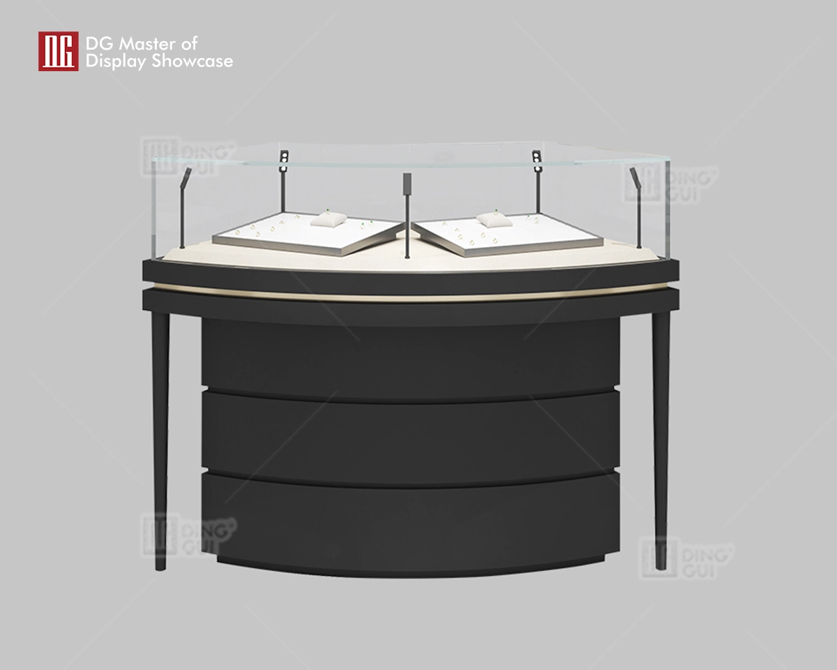 DG Showcase alahas relo showcase kasangkapan nako-customize na laki ng kulay high end luxury showcase 1