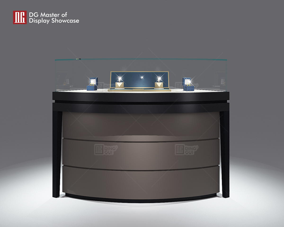DG Showcase alahas relo showcase kasangkapan nako-customize na laki ng kulay high end luxury showcase 8