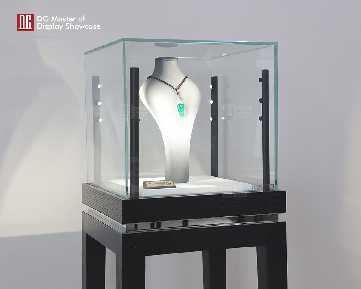DG Showcase Ang mga high-end na display case ng alahas ay showcase para sa disenyo ng tindahan ng relo ng alahas 9