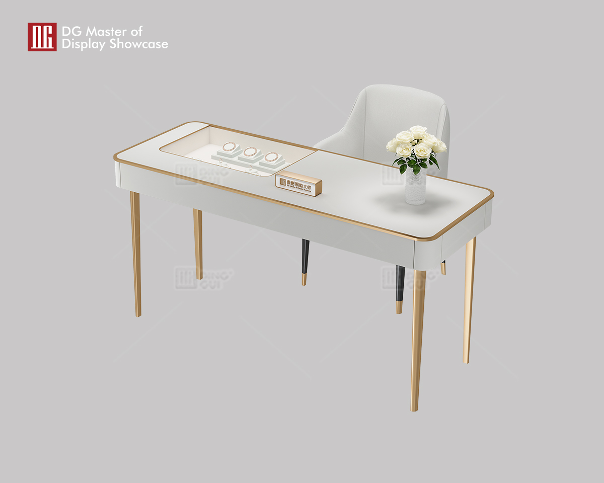 DG Showcase Πολυτελές τραπέζι διαπραγμάτευσης Κοσμηματοπωλείο με ελκυστικό σχεδιασμό 9