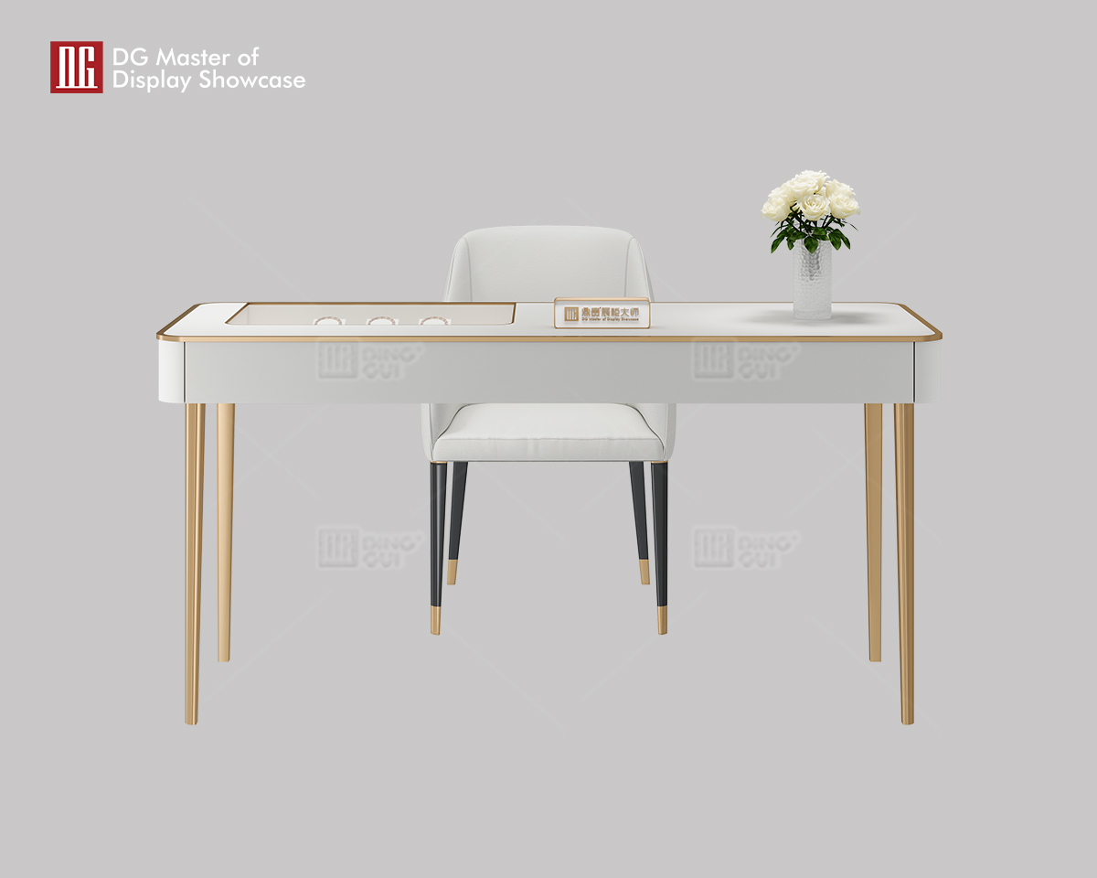 DG Showcase Πολυτελές τραπέζι διαπραγμάτευσης Κοσμηματοπωλείο με ελκυστικό σχεδιασμό 6