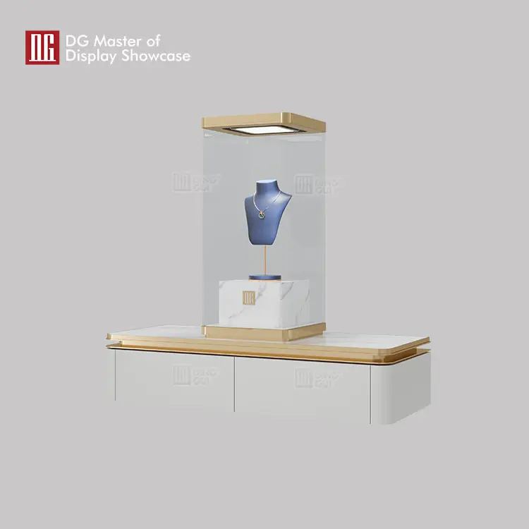 Bepoke black glass display case supplier | DG Display Showcase 3