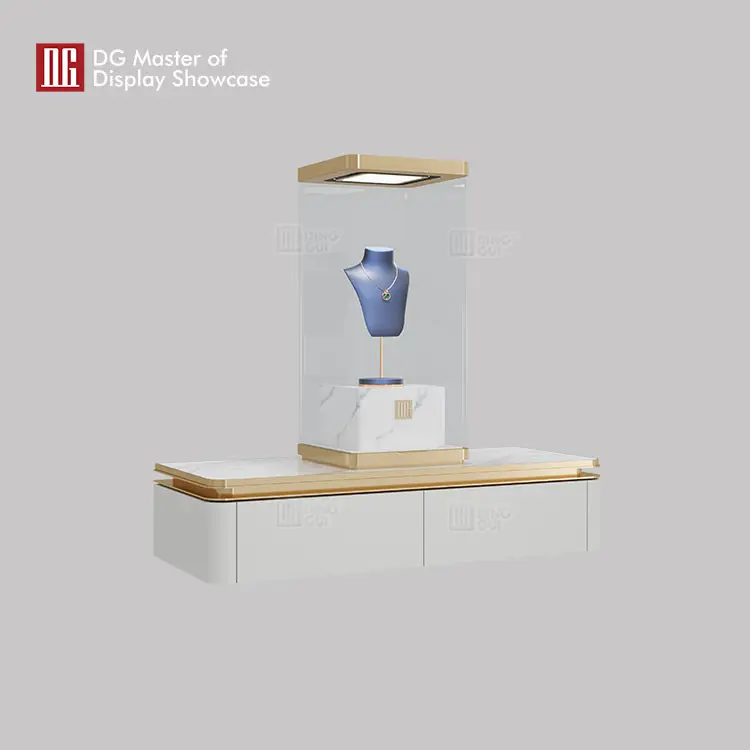 Bepoke black glass display case supplier | DG Display Showcase 2