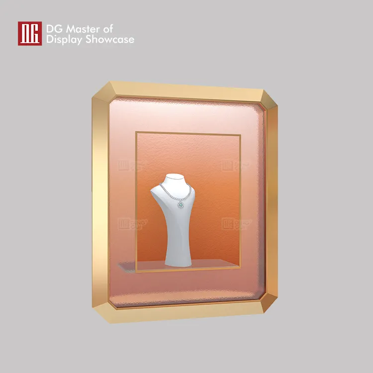 DG Luxury Jewelry & Watch Wall Cabinet - Elegant Design & Intelligent Lighting 3