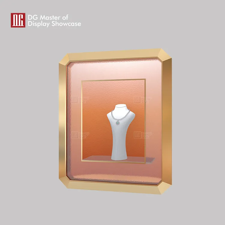 DG Luxury Jewelry & Watch Wall Cabinet - Elegant Design & Intelligent Lighting 2