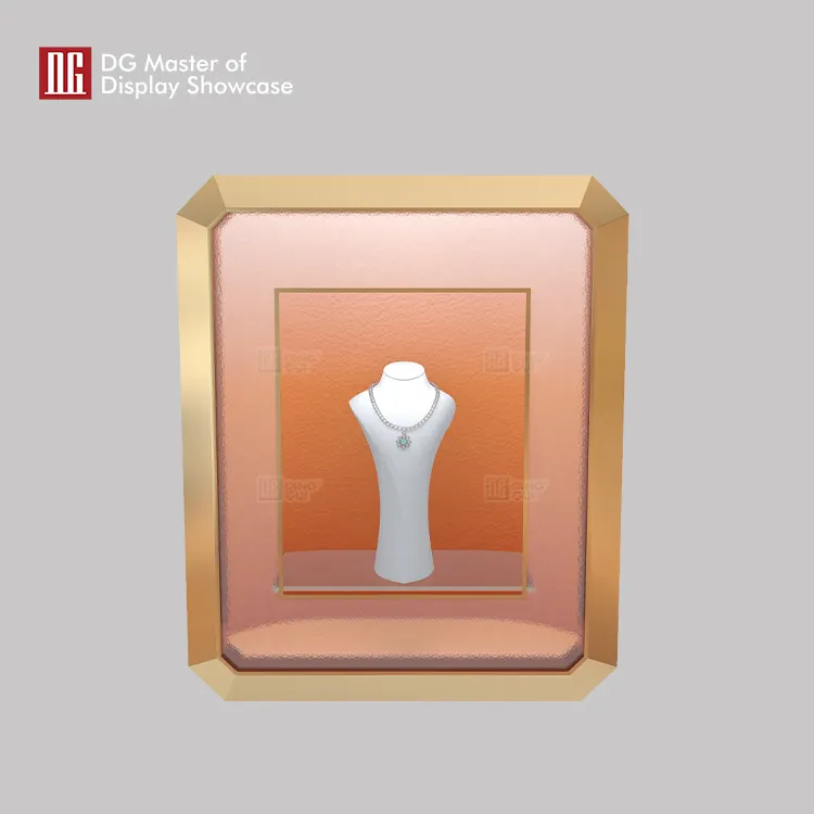 DG Luxury Jewelry & Watch Wall Cabinet - Elegant Design & Intelligent Lighting 4