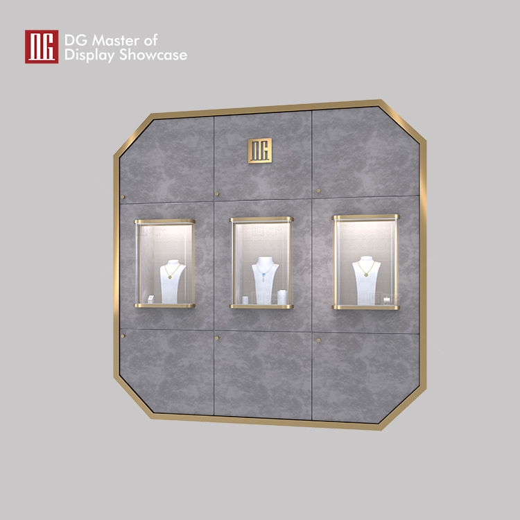 Custom black showcase cabinet wholesale Manufacturer | DG Display Showcase 7
