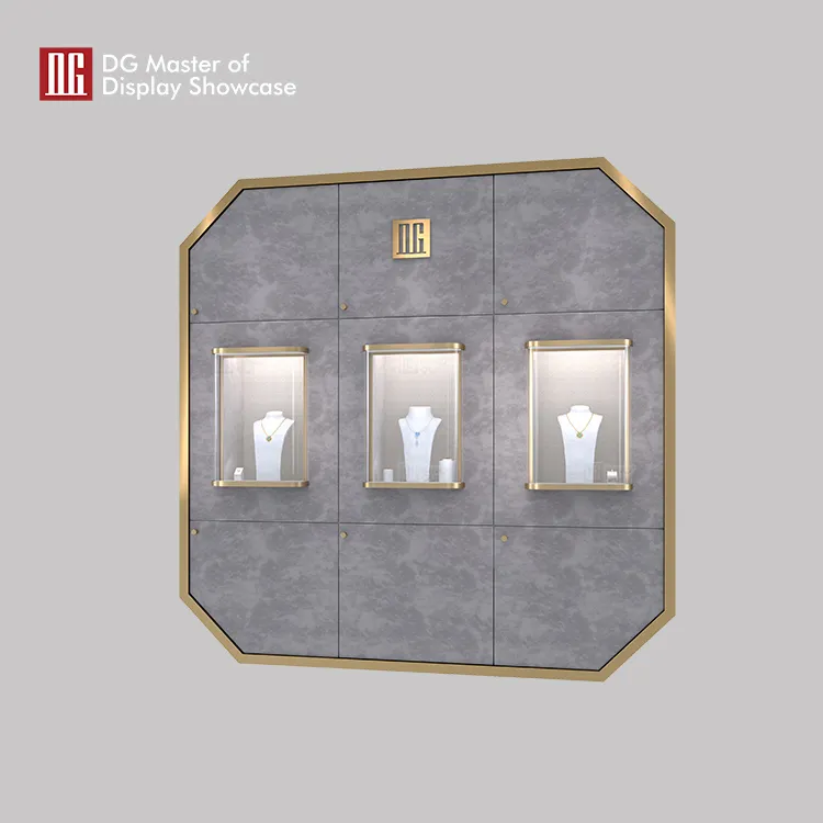 Custom black showcase cabinet wholesale Manufacturer | DG Display Showcase 3