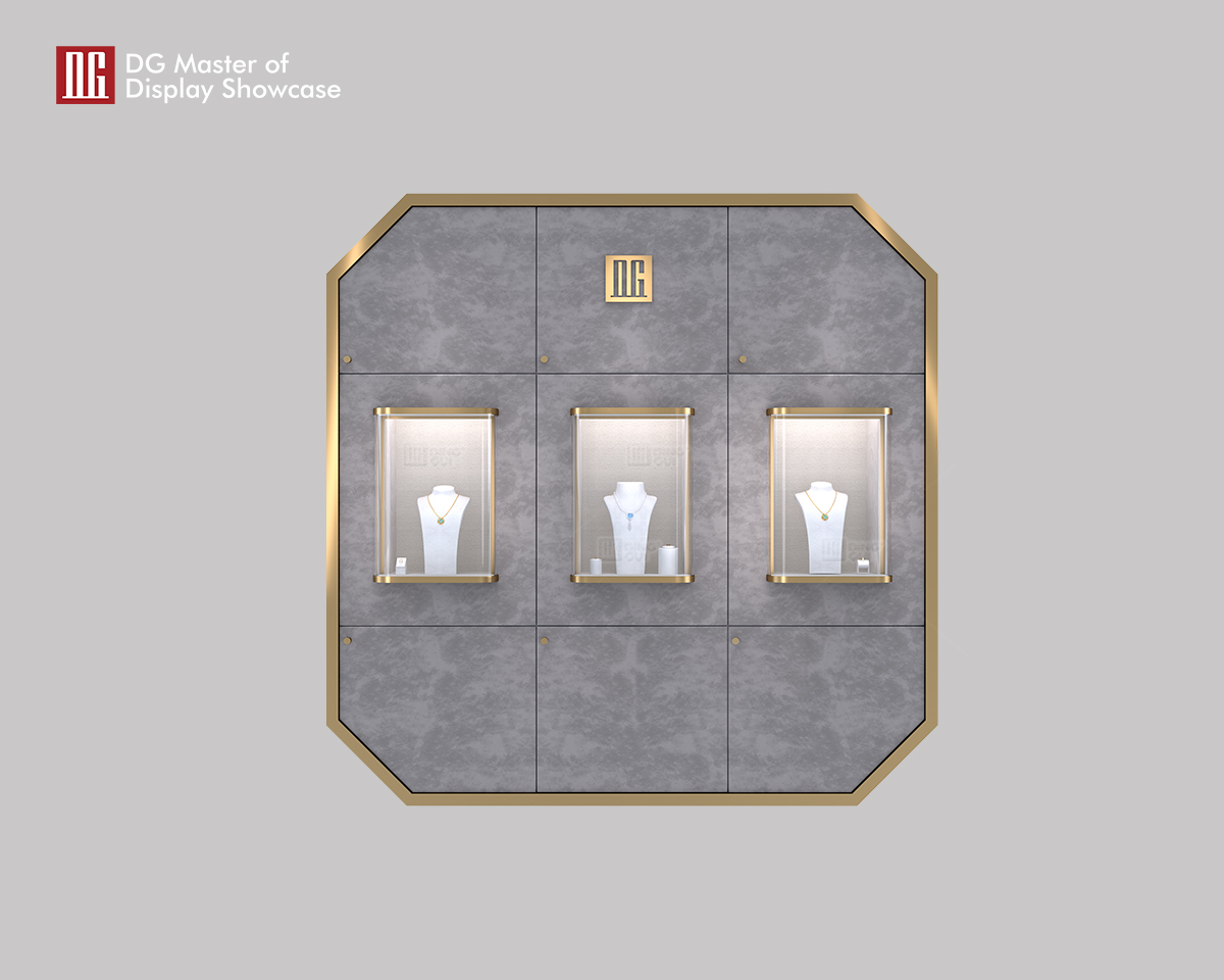 Η νέα ημι-ενσωματωμένη βιτρίνα κοσμημάτων και ρολογιών υψηλής ποιότητας της DG 6