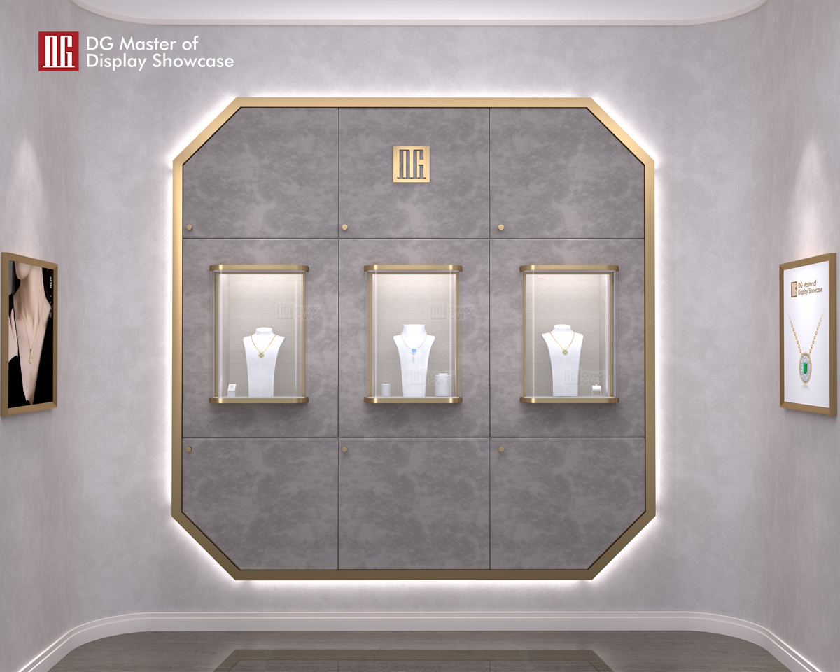 Η νέα ημι-ενσωματωμένη βιτρίνα κοσμημάτων και ρολογιών υψηλής ποιότητας της DG 10