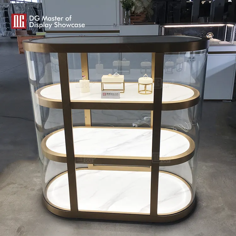 Luxury Jewelry Showcase with Intelligent Lighting 5