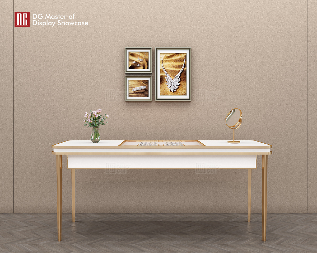 DG Showcase Custom Jewelry Watch Experience Table Store Fancy Shop Counter Design 10