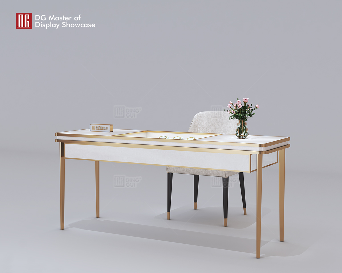 DG Showcase Custom Jewelry Watch Experience Table Store Fancy Shop Counter Design 9