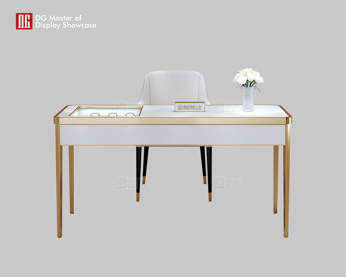 DG Showcase Custom Jewelry Watch Experience Table Store Fancy Shop Counter Design 6