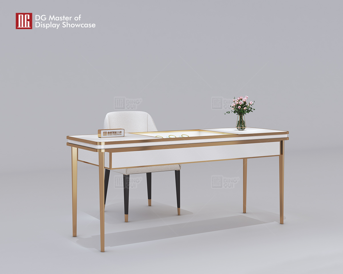 DG Showcase Custom Jewelry Watch Experience Table Store Fancy Shop Counter Design 8