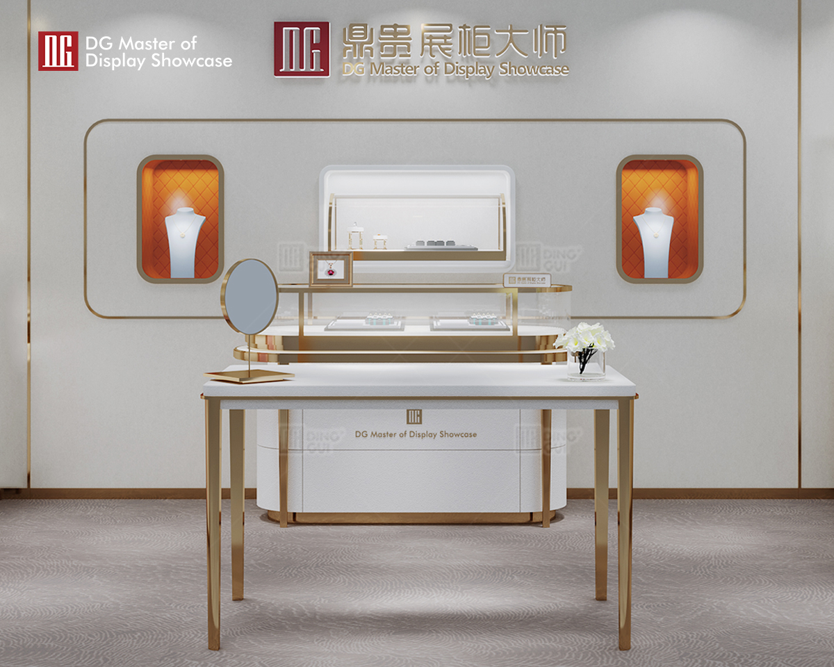 Luxury Combination Display Cabinet: Modern Black Display Stand 6