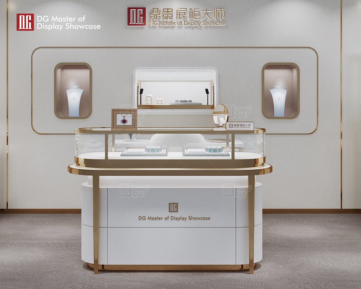 Luxury Combination Display Cabinet: Modern Black Display Stand 8