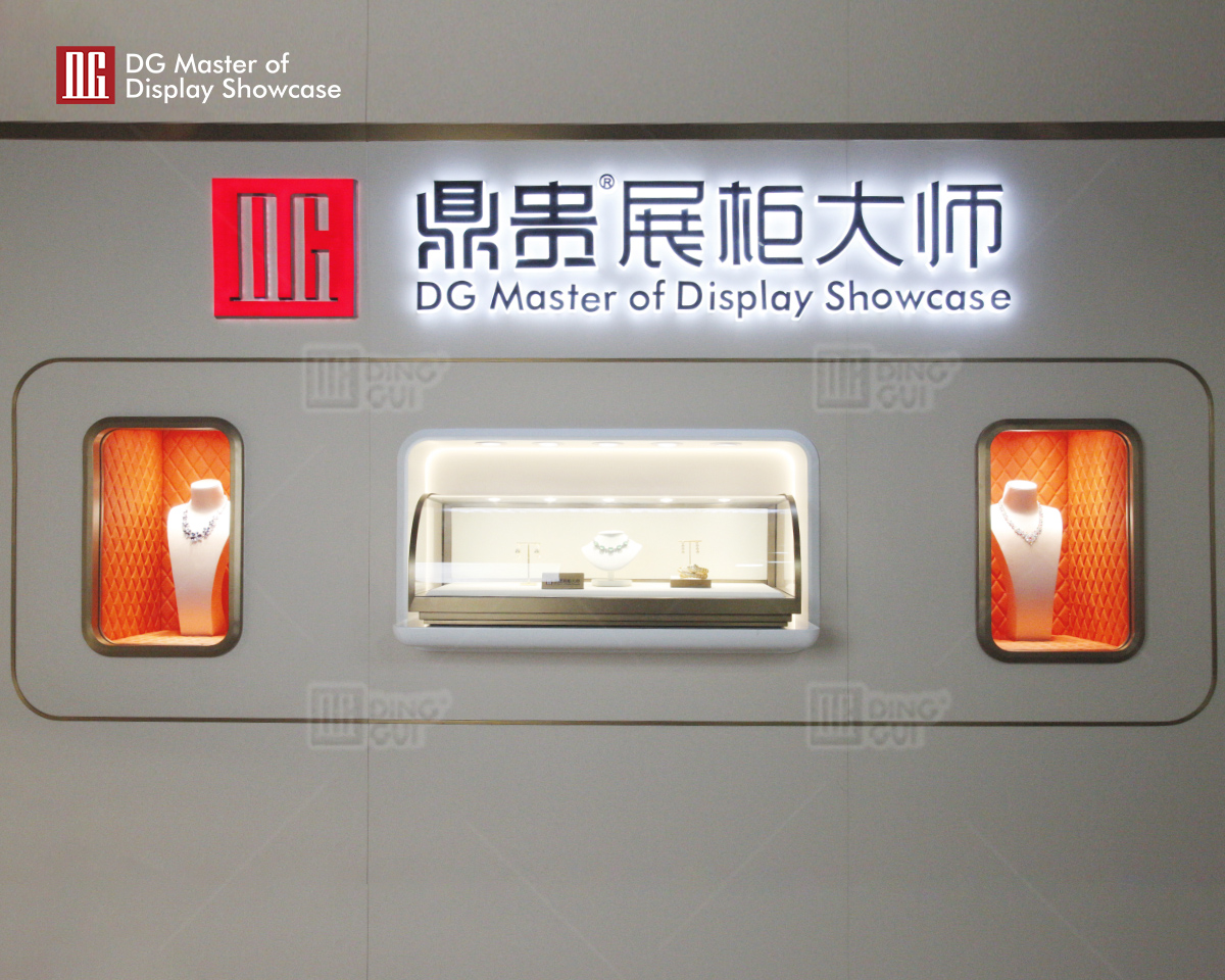 Luxury Combination Display Cabinet: Modern Black Display Stand 9