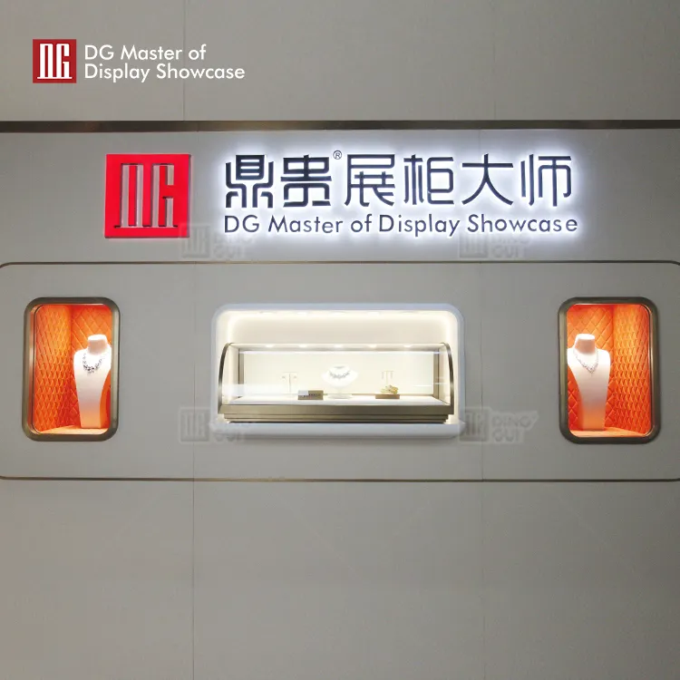 Luxury Combination Display Cabinet: Modern Black Display Stand 4