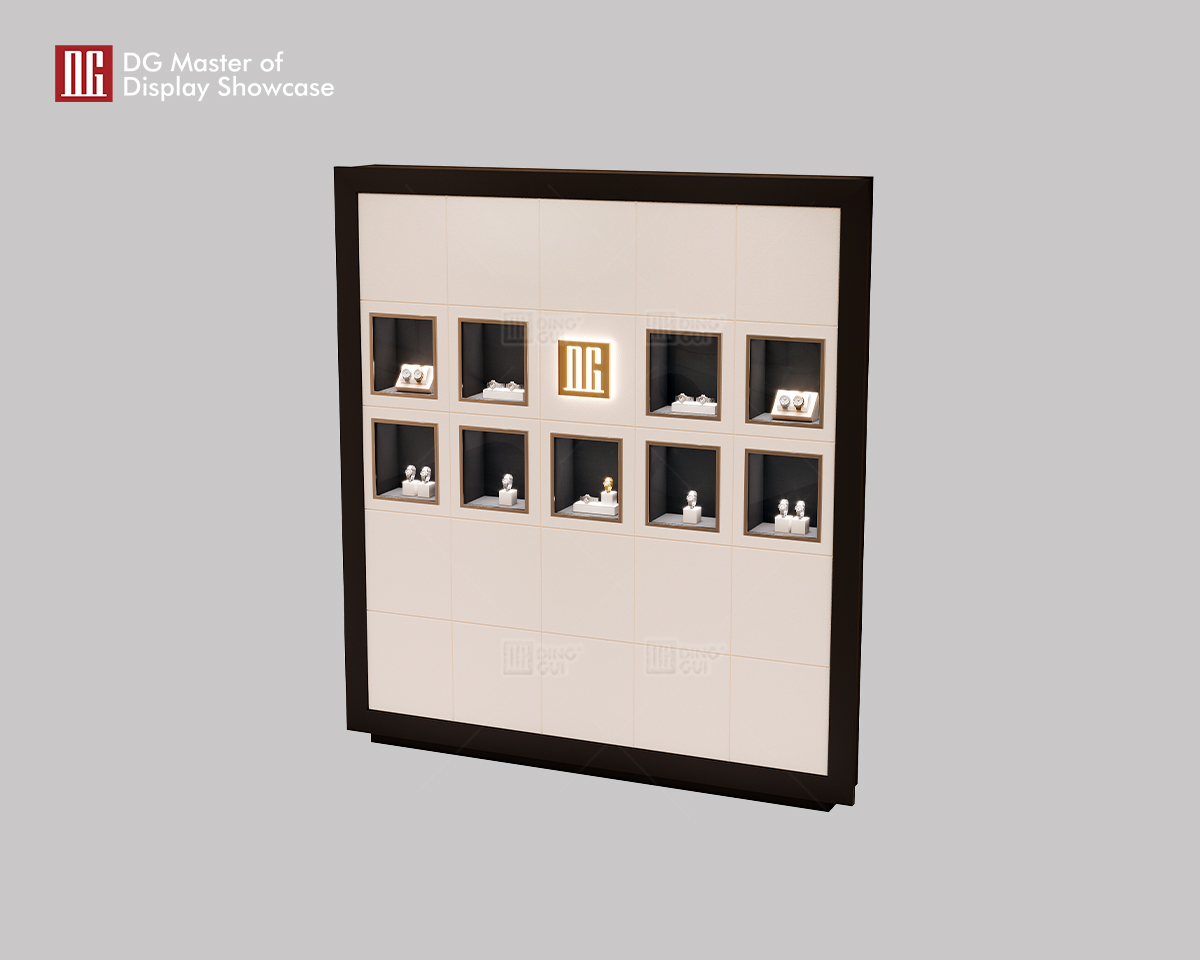 high end modern black display cabinet manufacturer | DG Display Showcase 9