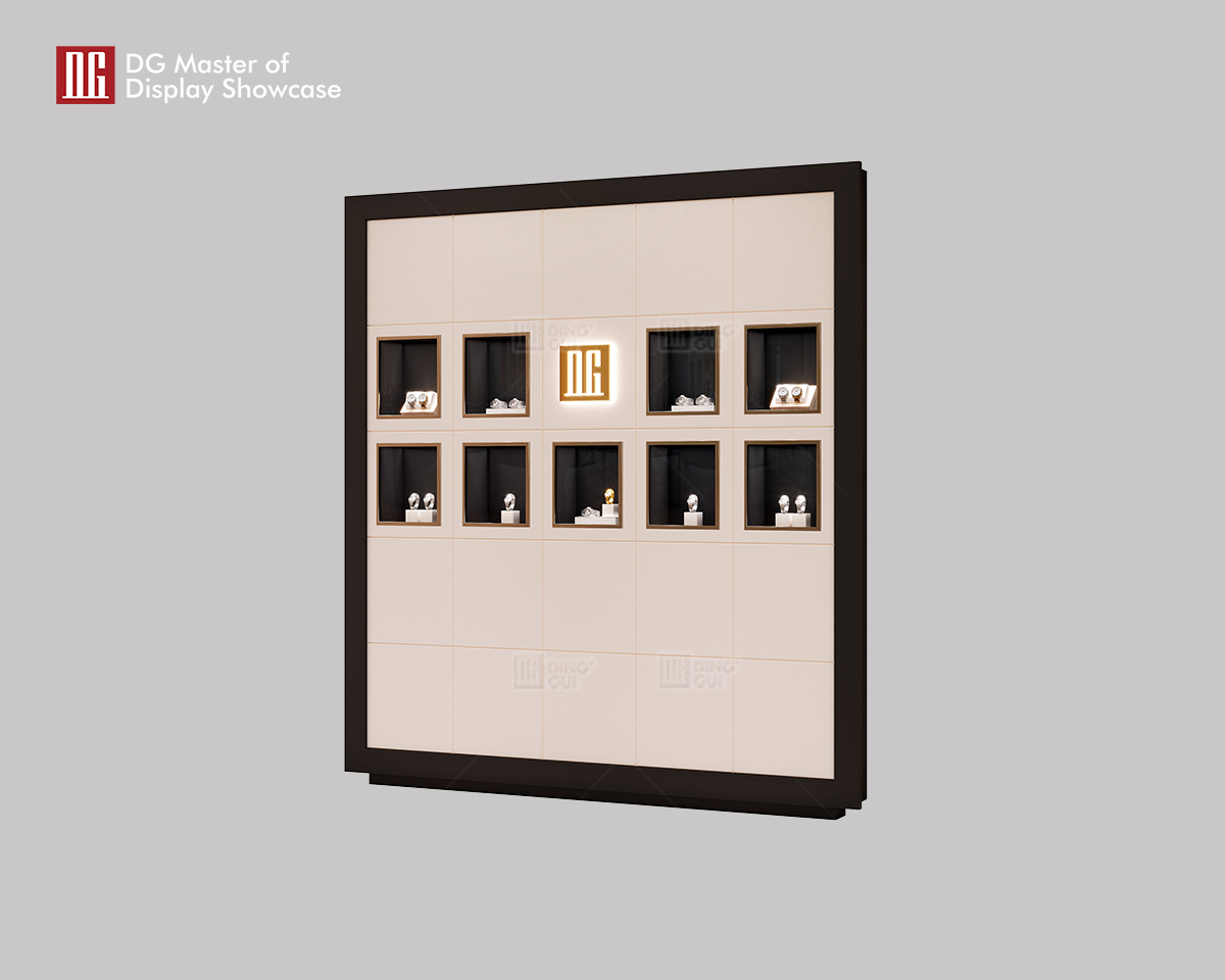 high end modern black display cabinet manufacturer | DG Display Showcase 8
