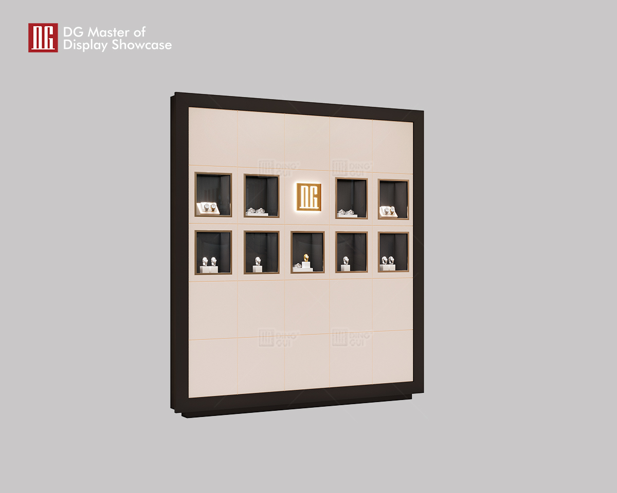 high end modern black display cabinet manufacturer | DG Display Showcase 7