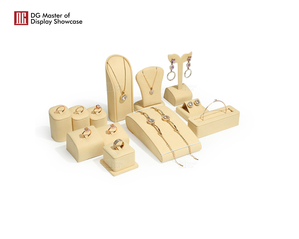 Exhibición de joyería personalizada DG, conjunto completo de accesorios, fabricante 7