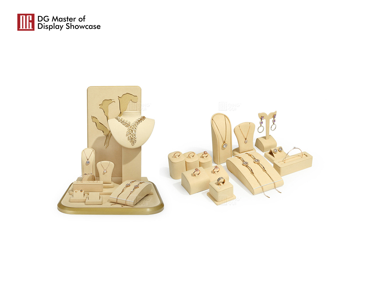 Exhibición de joyería personalizada DG, conjunto completo de accesorios, fabricante 9