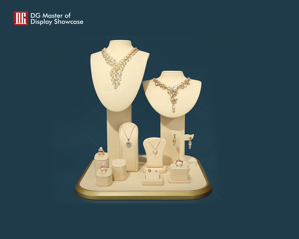 Exhibición de joyería personalizada DG, conjunto completo de accesorios, fabricante 6
