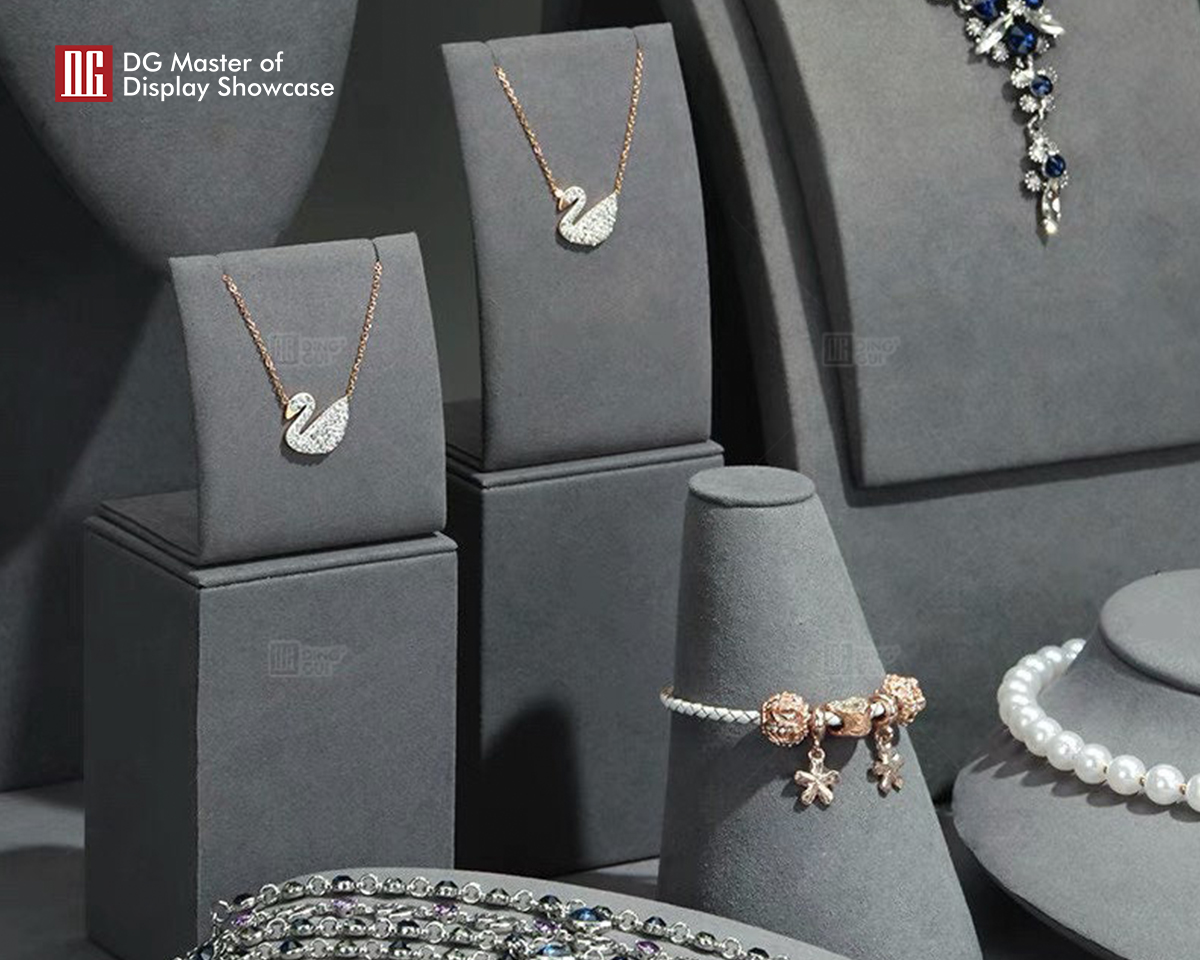 DG Showcase Simple Design Jewelry Display Props For Exquisite Shop 7