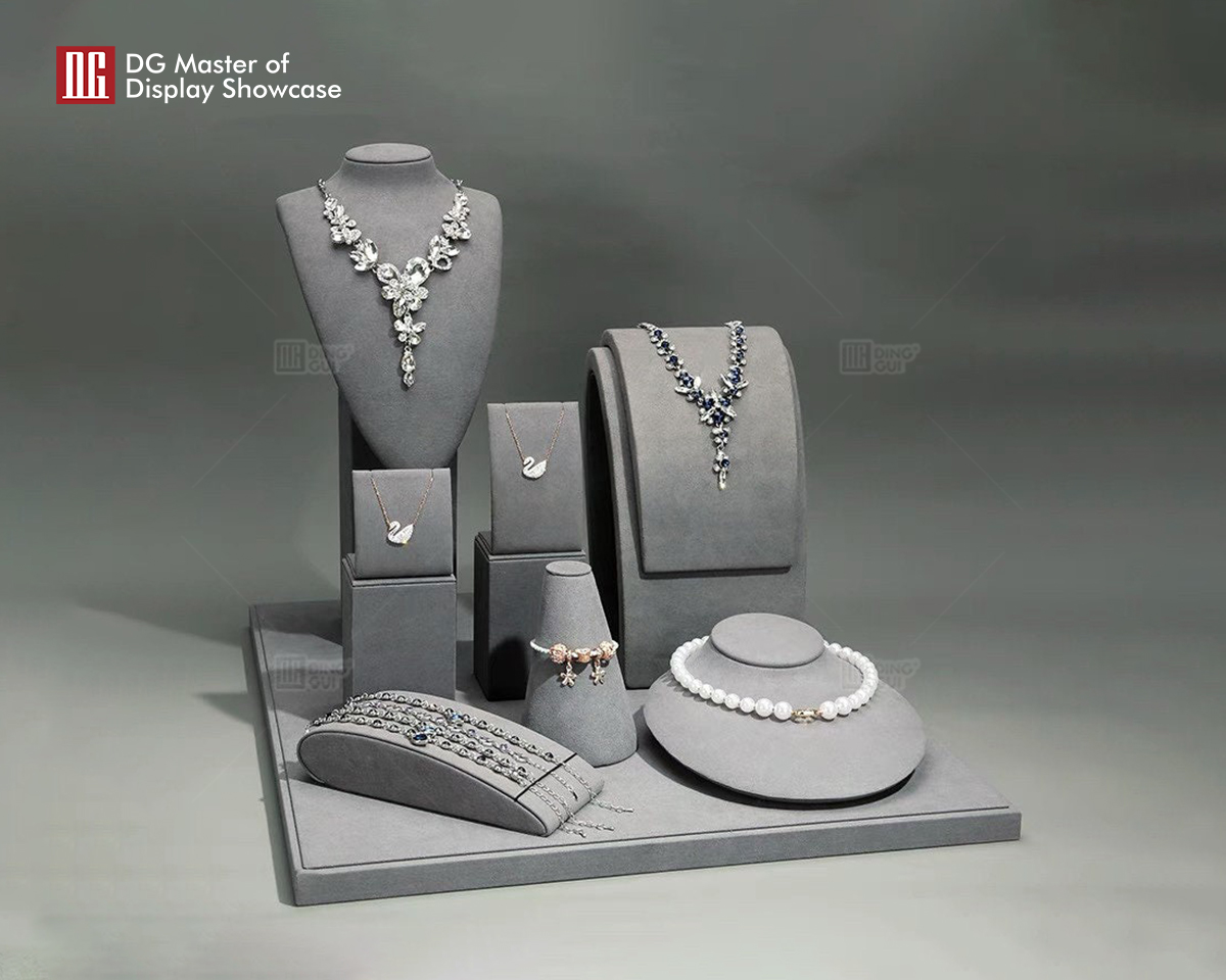 DG Showcase Simple Design Jewelry Display Props For Exquisite Shop 6