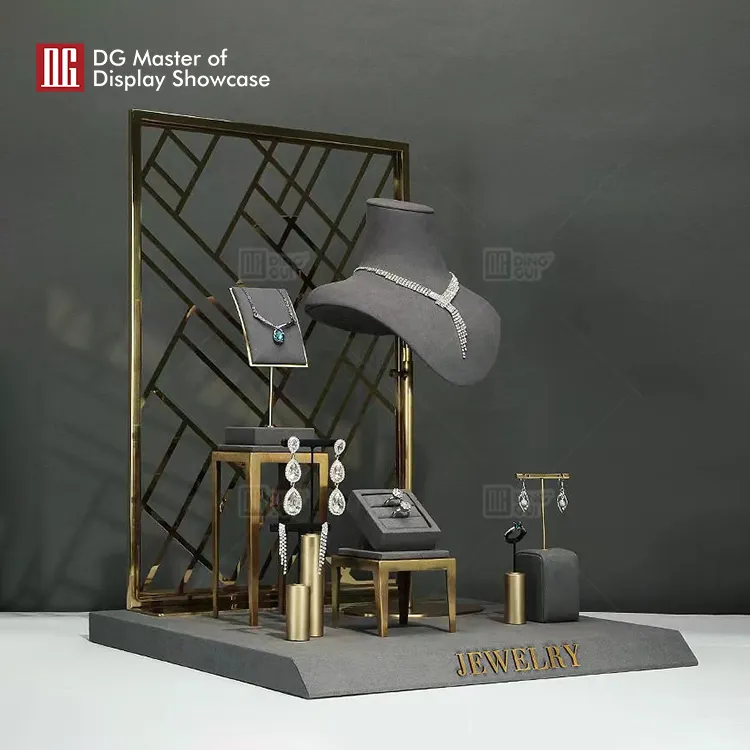 Custom luxury jewelry display supplier Manufacturer | DG Display Showcase 4