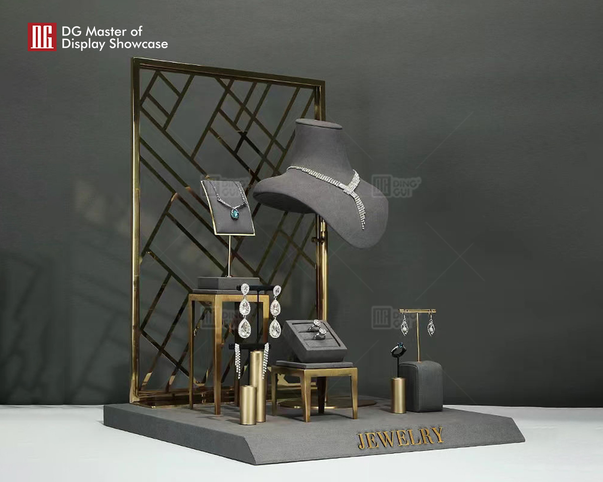 Custom luxury jewelry display supplier Manufacturer | DG Display Showcase 9