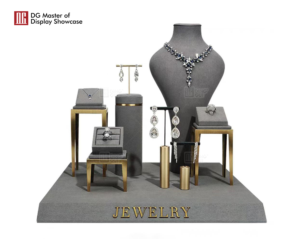 Custom luxury jewelry display supplier Manufacturer | DG Display Showcase 10