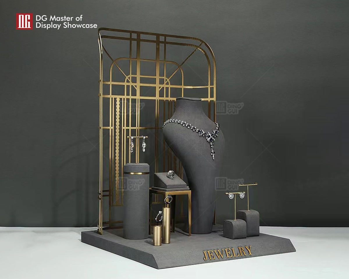 Custom luxury jewelry display supplier Manufacturer | DG Display Showcase 8