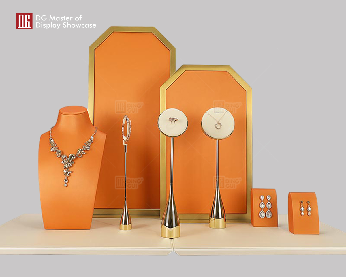 DG Showcase Luxury Jewelry Display Props Set Custom Fancy store Decoration 9