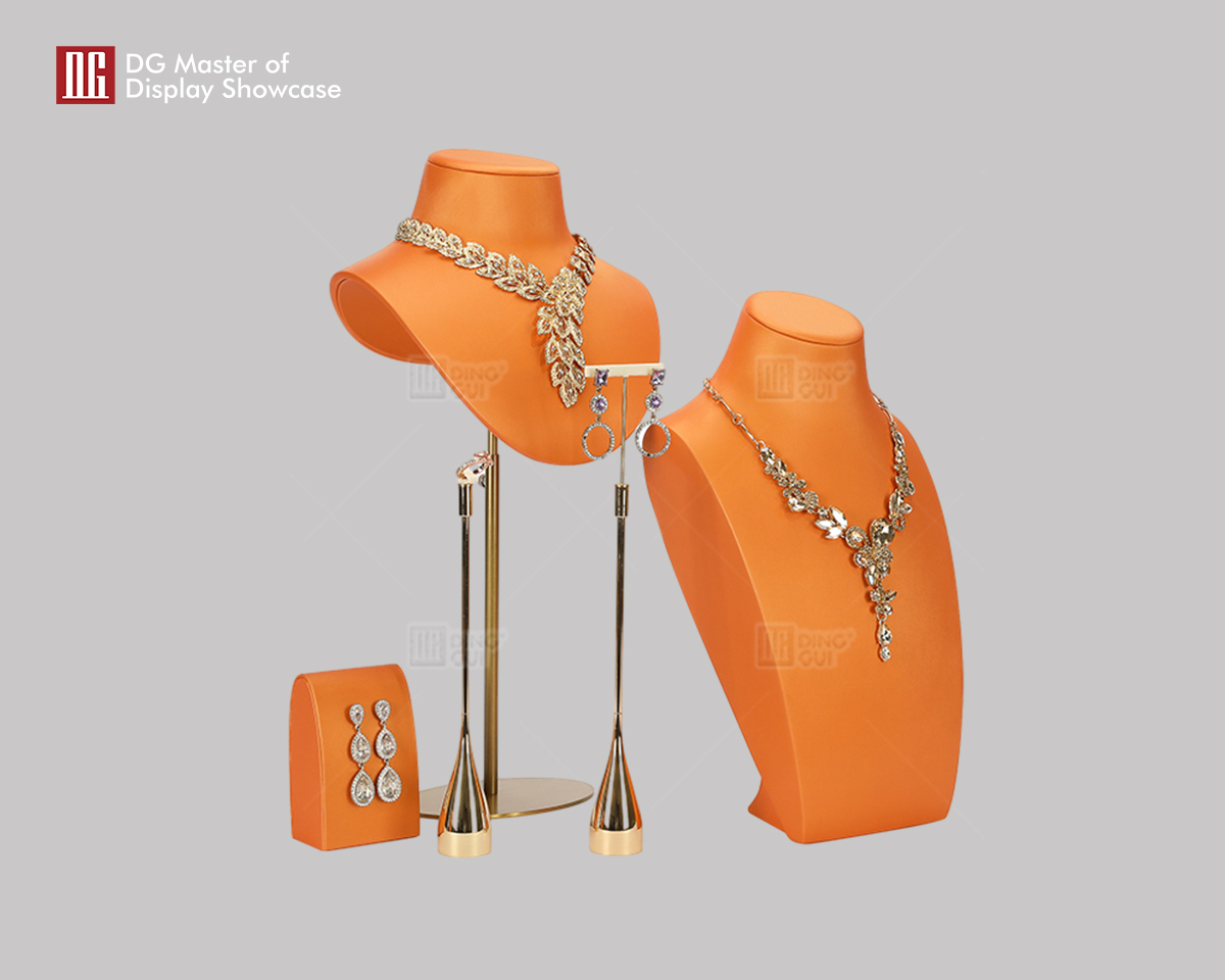 DG Showcase Luxury Jewelry Display Props Set Custom Fancy store Decoration 10