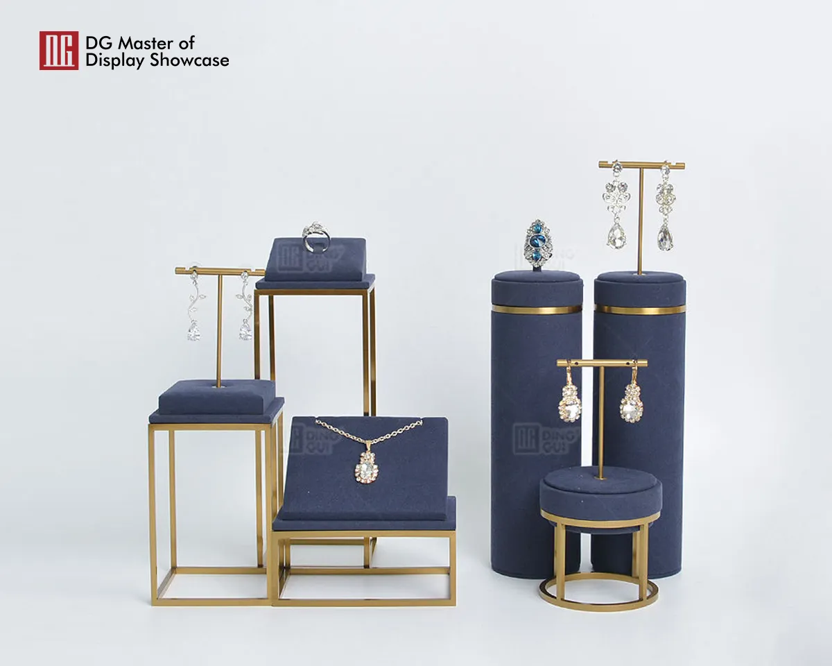 Custom jewelry display stand manufacturers factory Manufacturer | DG Display Showcase 5