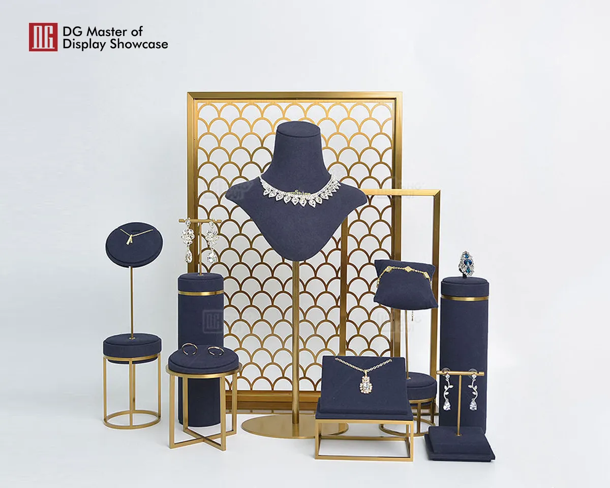 Custom jewelry display stand manufacturers factory Manufacturer | DG Display Showcase 3