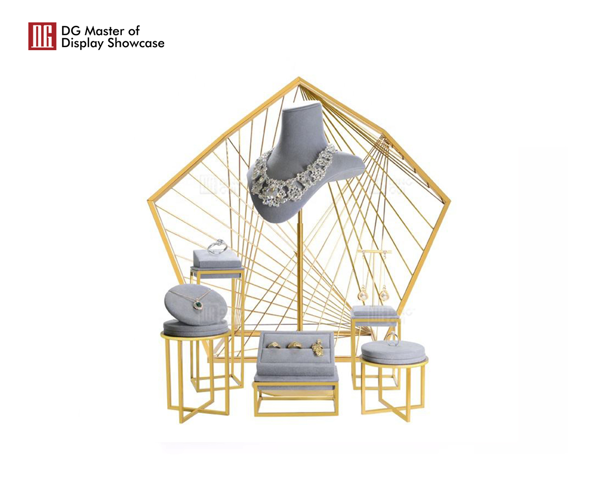 high end jewelry display tray design solution | DG Display Showcase 6