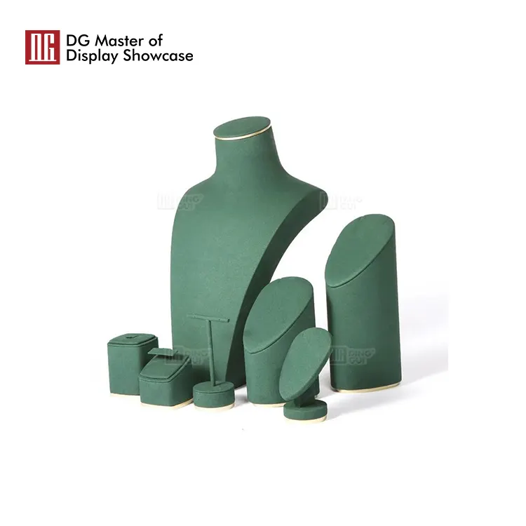 Stainless Steel & Velvet Jewelry Display Set - Elegant & Noble Tray 3