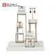 Luxurious Stainless Steel Velvet Jewelry Display Set 3