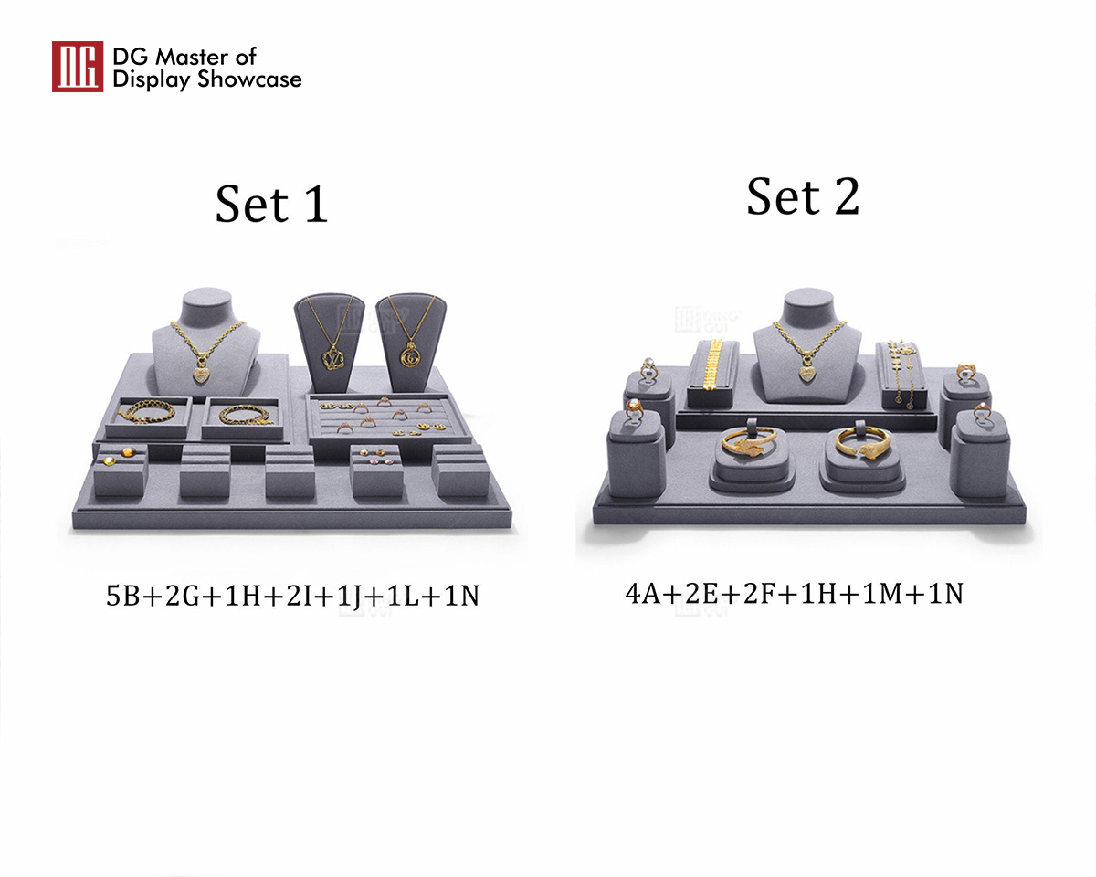 DG showcase Jewelry Display Stand Fashion Brand Props Set Ring Holder 8