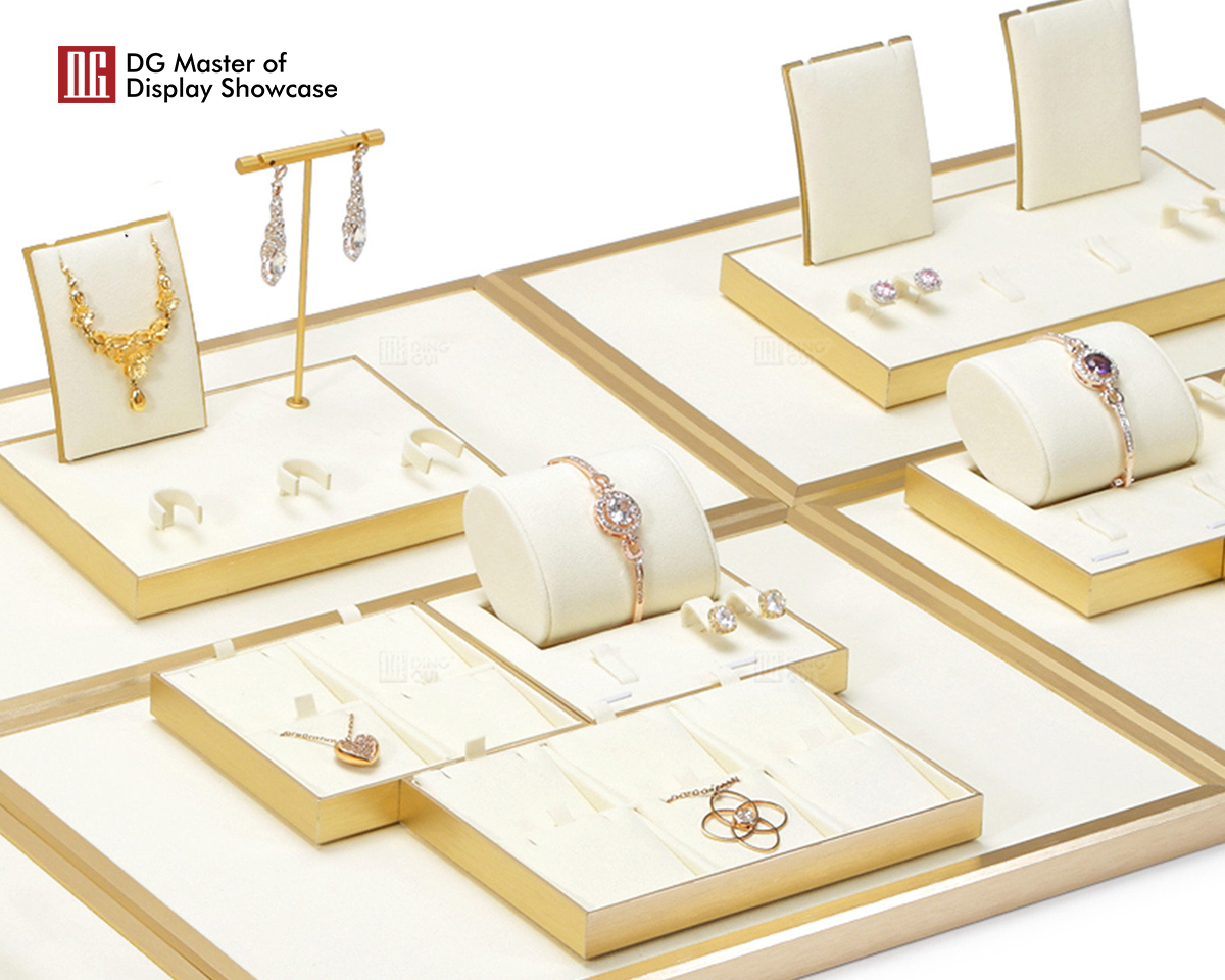 DG Showcase Jewellery Display Props Custom DIY βραχιόλι κολιέ δαχτυλίδι σκουλαρίκια κάτοχος σετ κοσμημάτων 8