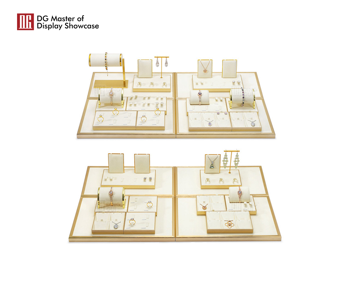 DG Showcase Jewellery Display Props Custom DIY βραχιόλι κολιέ δαχτυλίδι σκουλαρίκια κάτοχος σετ κοσμημάτων 7