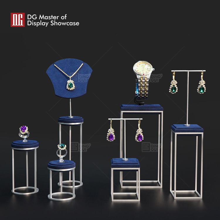 Custom jewelry showcase display sets factory Manufacturer | DG Display Showcase 6