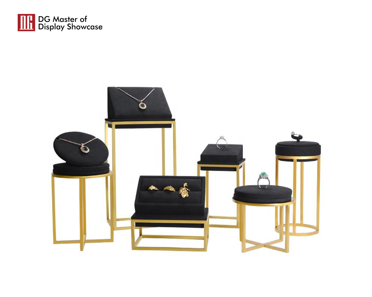 DG Showcase Jewelry Display Stands Stand Sets In Stock Showcase Modern Design 8