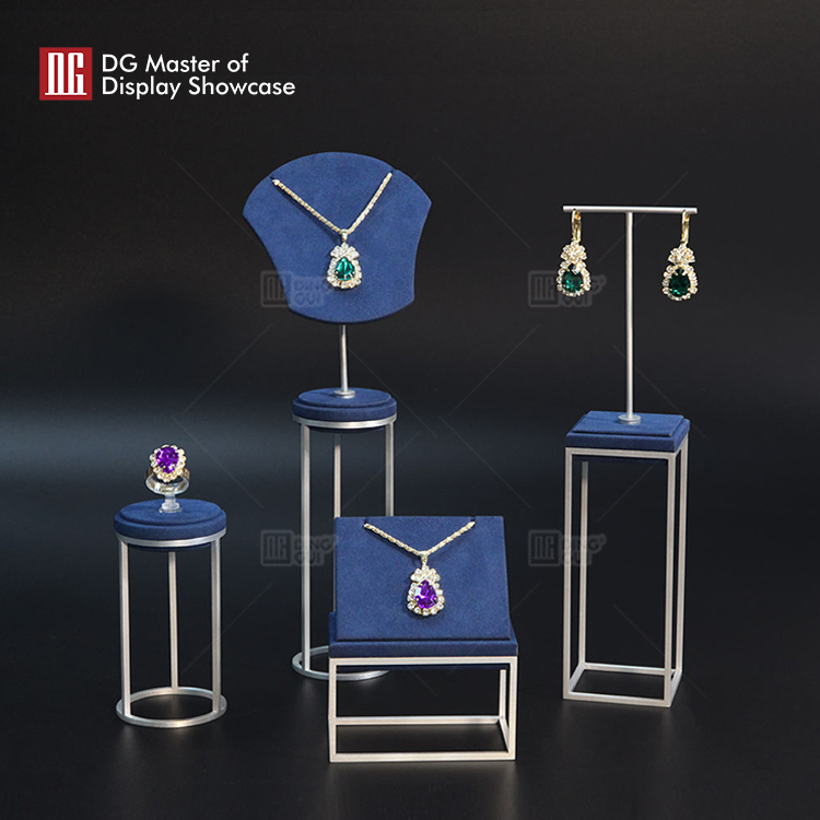 Custom jewelry showcase display sets factory Manufacturer | DG Display Showcase 8